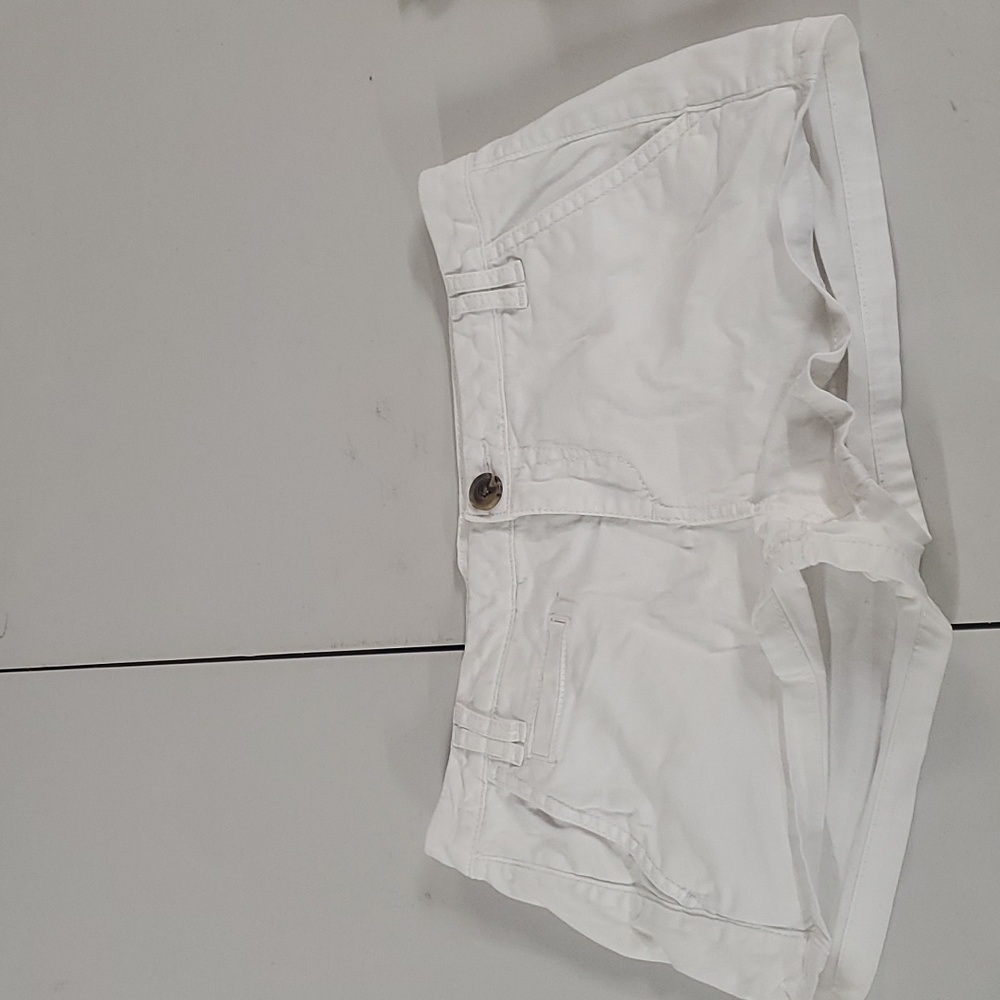 White Jean shorts